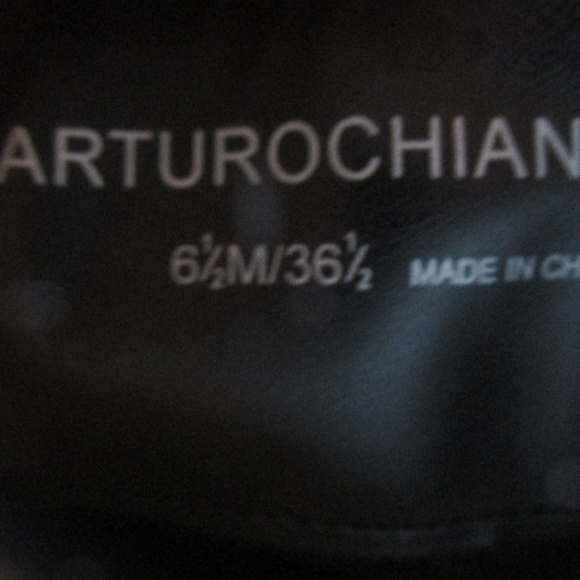 Arturo Chiang Tall Leather Motorcycle Boots 6.5 - Picture 6 of 7